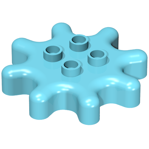 Duplo Gear 4 x 4 - 8 Tooth (26832)