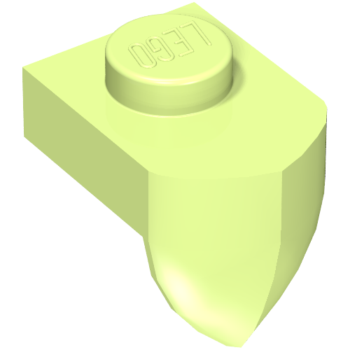 Plate Special 1 x 1 with Vertical Tooth
