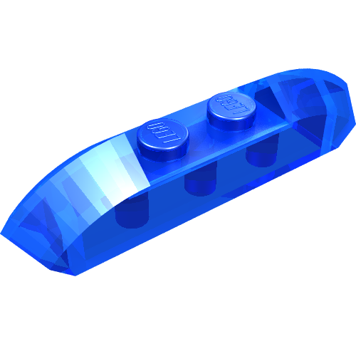 Brick Curved 1 x 4 with Sloped Ends and Two Top Studs