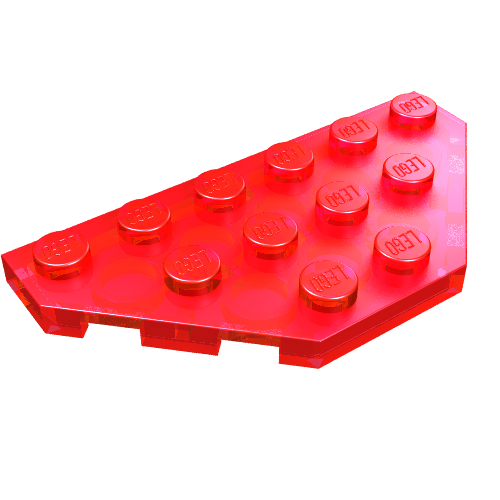 Wedge Plate 3 x 6 Cut Corners