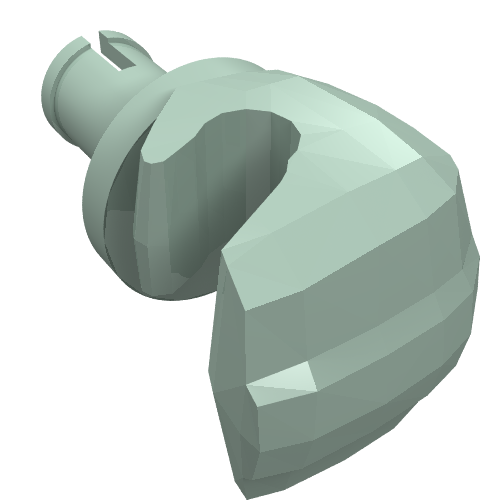 Hand Troll, Left with Technic Pin (60641)