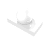 Tile 1 x 2 with Ball (70942)