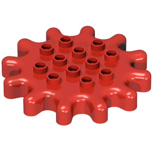 Duplo Gear 6 x 6 - 12 Tooth (26835)