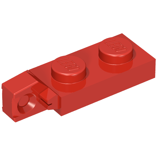 Hinge Plate 1 x 2 Locking with 1 Finger On End, without Groove