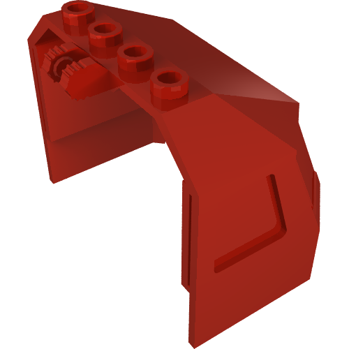 Windscreen 4 x 6 x 4 Cab with Hinge and 1 x 4 Bottom Cutout (45406)