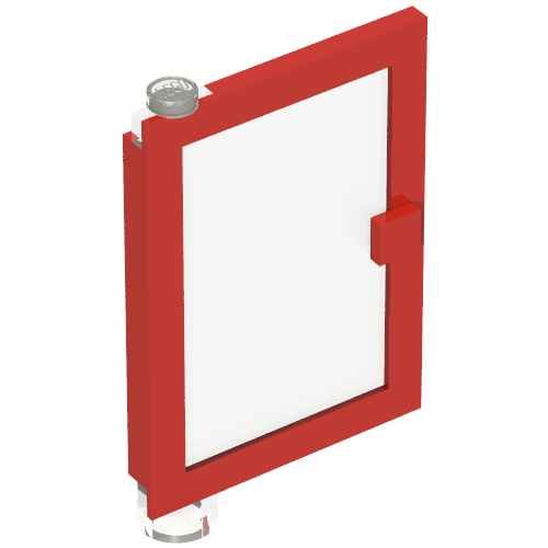 Door 1 x 4 x 5 Left with Trans-Clear Glass (47899c01)
