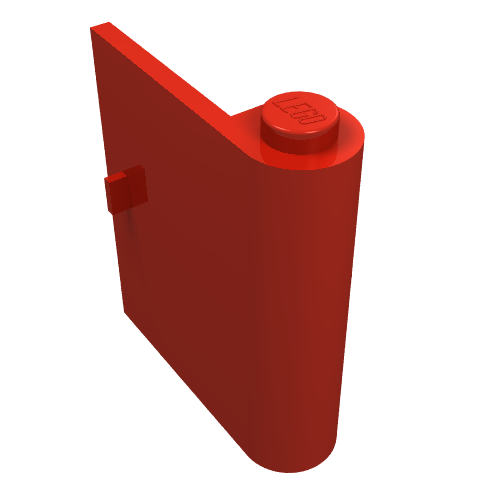Door 1 x 3 x 3 Right with Window and Horizontal Handle (802a)
