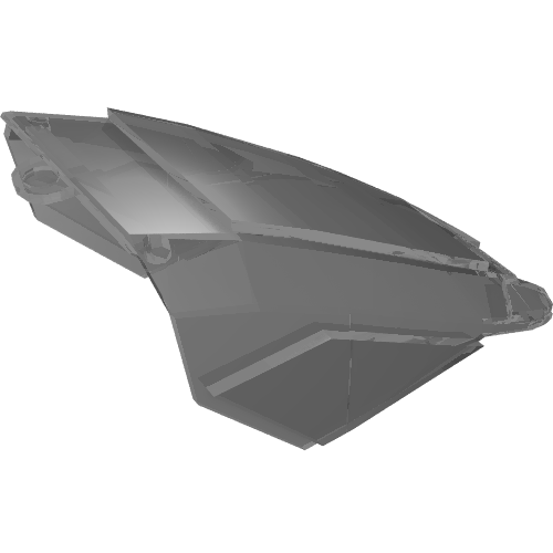 Glass For Train Front 6 x 14 x 7 1/3 (15537)