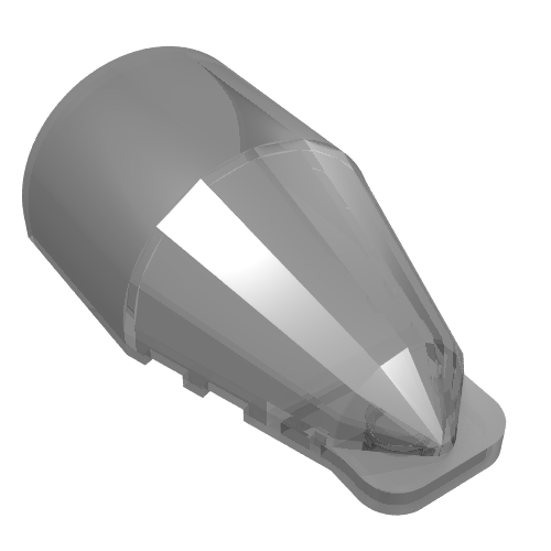Windscreen 7 x 4 x 2 Round Extended Front Edge (89762)