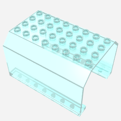 Aircraft Fuselage Angular Top 6 x 8 x 4 (42604)
