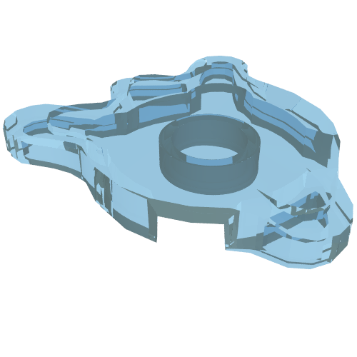 Tile Special, Splat with Rounded Sides (80677)