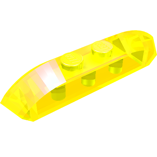 Brick Curved 1 x 4 with Sloped Ends and Two Top Studs