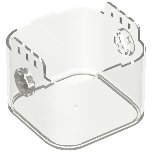 Pod, Square with Rounded Corners, Front, 8 x 8 x 2 (65128)