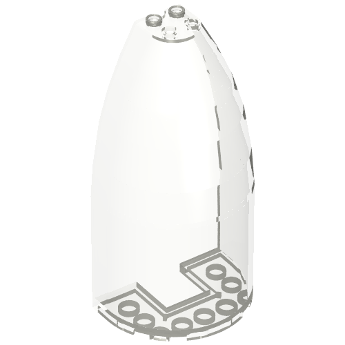 Windscreen 6 x 3 x 10 with 4 Studs on Top (66606)