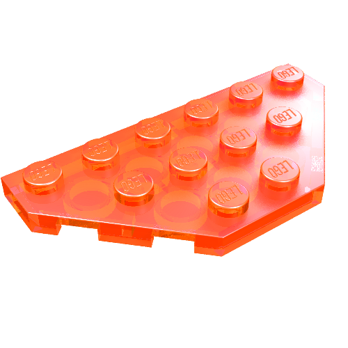 Wedge Plate 3 x 6 Cut Corners