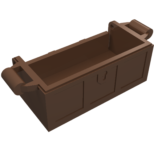 Treasure Chest Bottom with Rear Slots