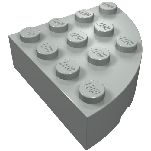 Lego 1 White 2x2 printed sloped brick block window looking into space
