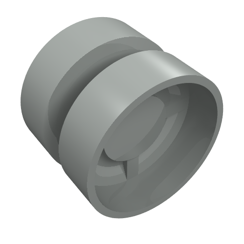 Wheel 18 x 14 with Tread Small Hub