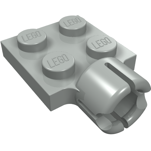 Image of part Plate Special 2 x 2 with Towball Socket, Short, 4 Slots