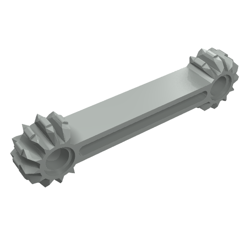Technic Arm 1 x 7 with 9 Tooth Double Bevel Gear Ends