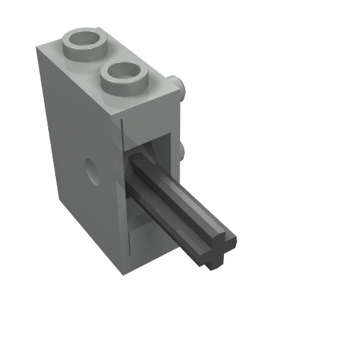LEGO 5102c06 Technic Light Gray Hose Pneumatic 4mm D 6L 4.8cm