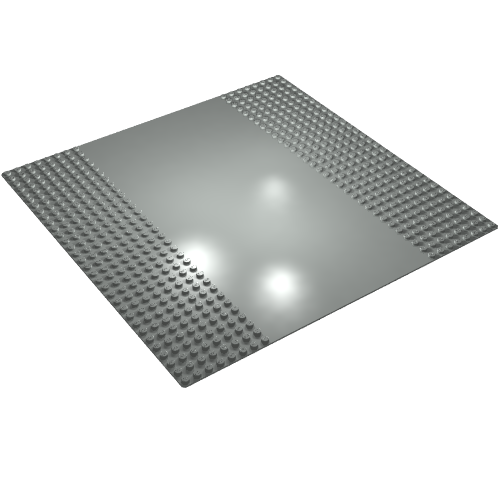 Baseplate 32 x 32 with 8-Stud Straight with Road and Crosswalk Print