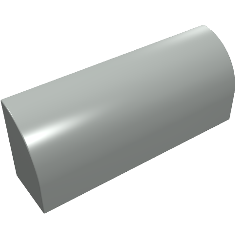 Brick Curved 1 x 4 x 1 1/3 No Studs, Lowered Inside Support