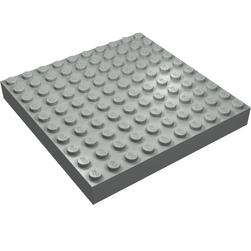 Brick 10 x 10 without Bottom Tubes, without Cross Supports