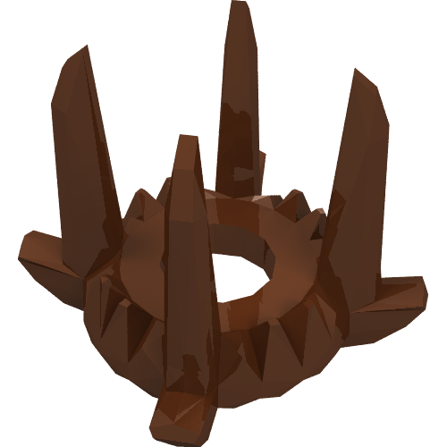 Crown with 4 Tall Spikes (18165)