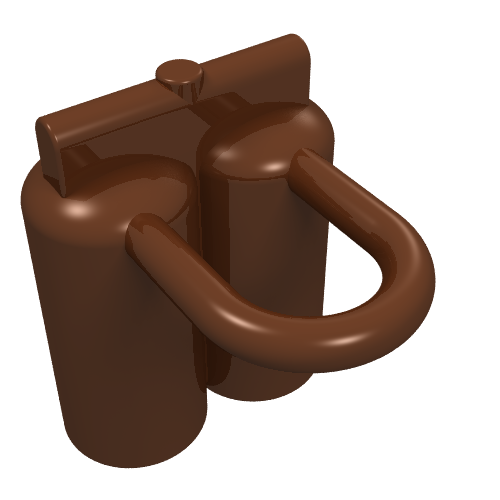 Minifig Neckwear Airtanks with Large Holes