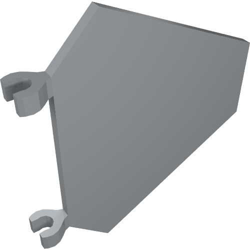 Flag 5 x 6 Hexagonal with U Clips (17979)