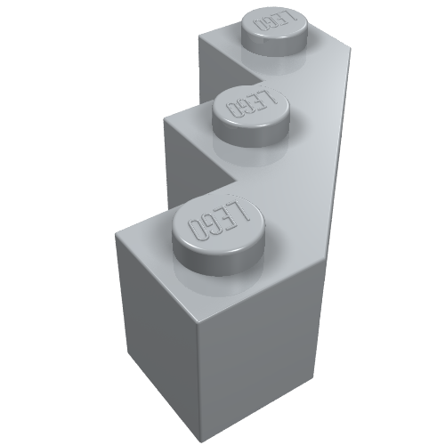 Brick Wedged 3 x 3 Facet (2462)