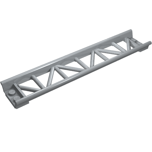 Vehicle Track, Roller Coaster Straight 16L (25059)