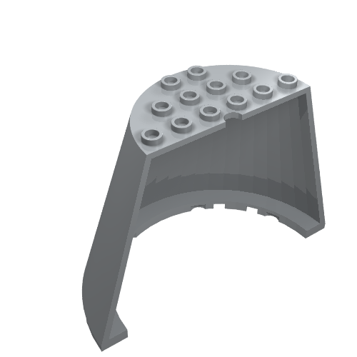 Cone Half 10 x 5 x 6 [Plain] (29096)