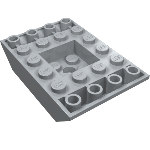 Brick Sloped Inverted 45° 6 x 4 Double with Recessed Center