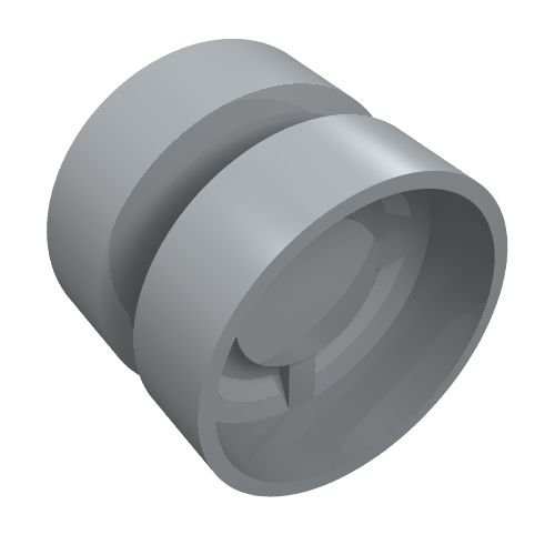 Wheel 18 x 14 with Tread Small Hub