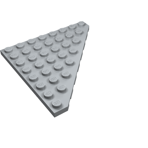 Wedge Plate 8 x 8 Cut Corner (30504)