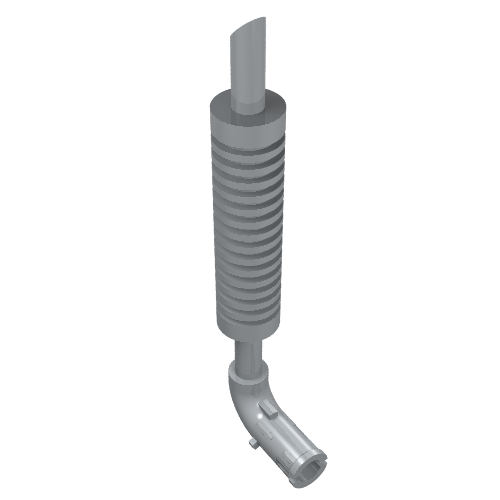 Exhaust Pipe with Technic Pin (40620)