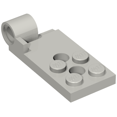 Hinge Plate 2 x 4 with Pin Hole with 2 Holes - Bottom (43056)