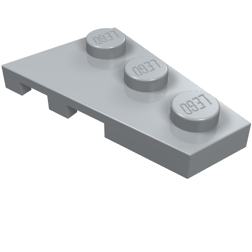 Wedge Plate 3 x 2 Right (43722)