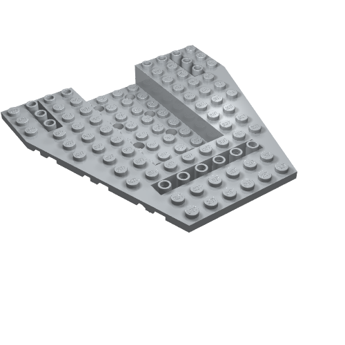 Wedge Plate Special 12 x 12 with 4 x 8 Recessed, Pin Holes (43979)