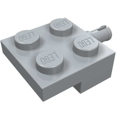 Plate Special 2 x 2 with Wheel Holder (4488)