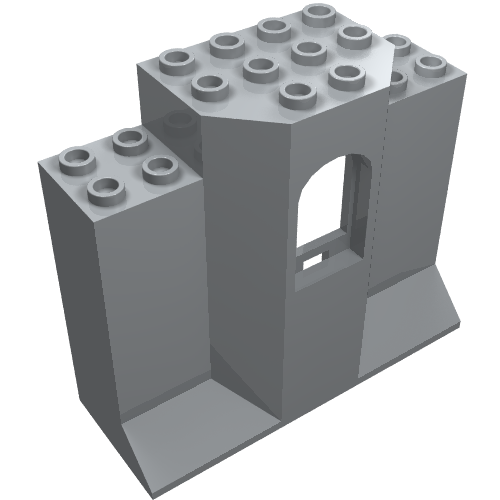 Panel 3 x 8 x 6 with Arched Window (48490)