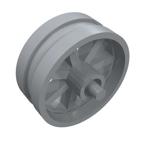 Wheel Centre 15 x 6 City Motorcycle with Stub Axles (50862)