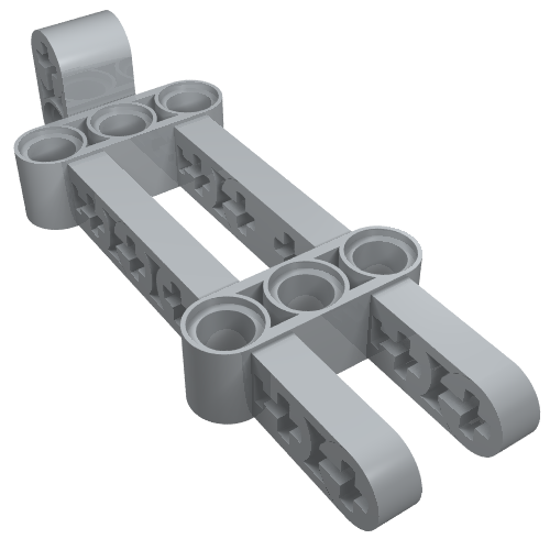 Technic Beam Special 8 x 3 x 2 (Visorak Torso) (50904)