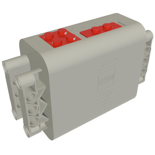 Battery Box, 9V, 4 x 11 x 7 with Red Switch [Complete Assembly] (54734)