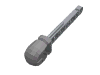 Projectile, Technic Competition Arrow, Liftarm Shaft with Hollow Lime Rubber End (57028) (57028c03)