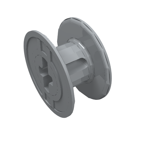 String Reel 2 x 1 x 2 Drum with Axle Hole (61510)
