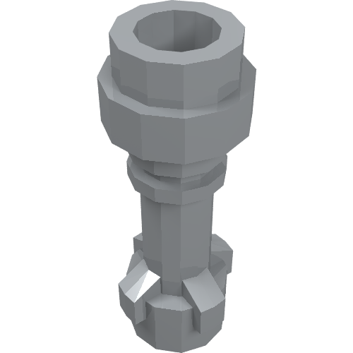Weapon Lightsaber Hilt with Bottom Ring (64567)