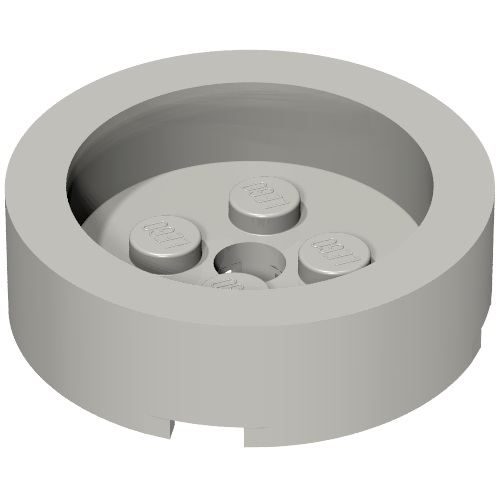 Brick Round 4 x 4 with Recessed Center (68325)